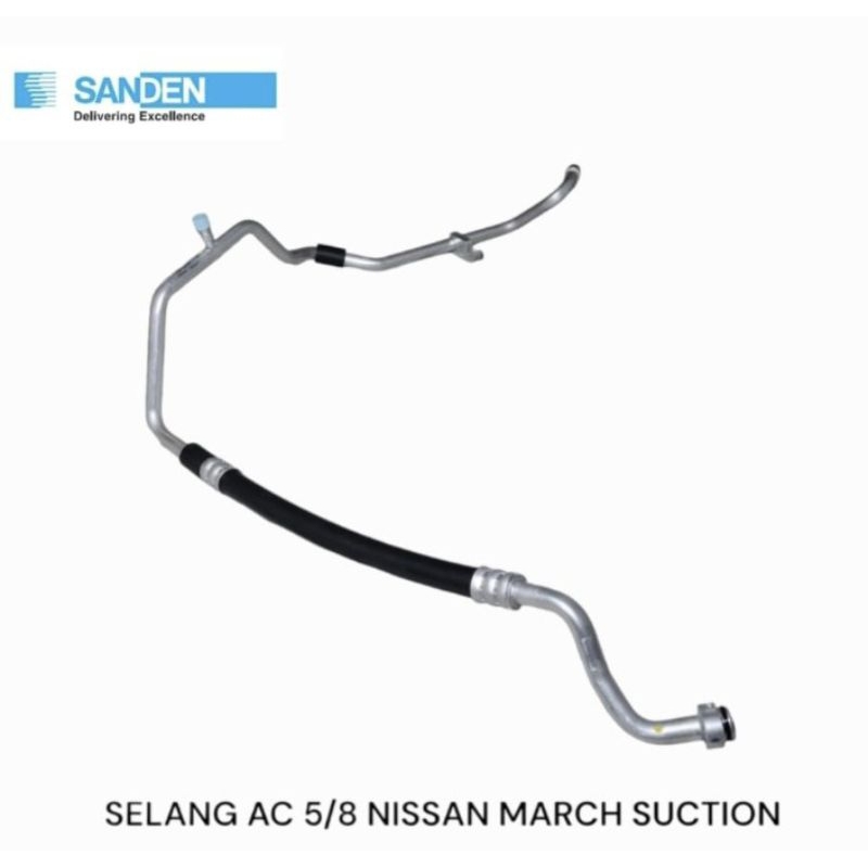 Selang AC Nissan March 5/8 Suction Nissan March Hose Pipa L Asli Sanden original