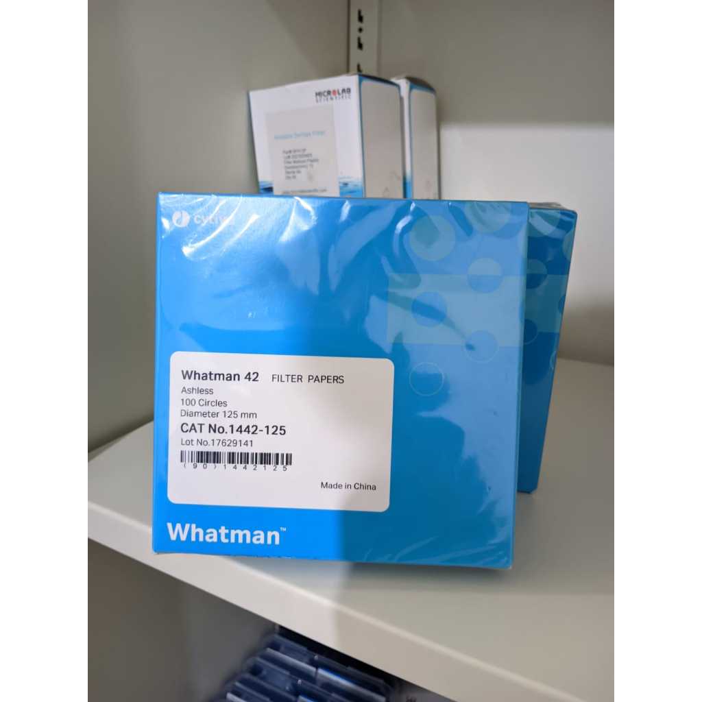 Filter Paper Whatman No. 42 Dia. 125 mm. Kertas Saring Whatman