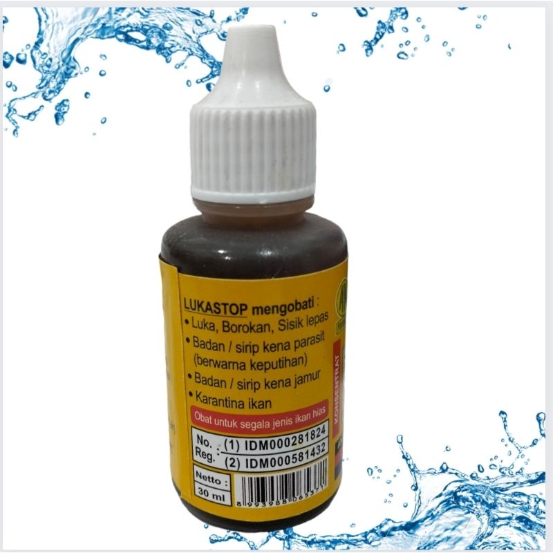 AKARI AA LUKA STOP 30ML Obat Ikan Anti Luka Bakteri