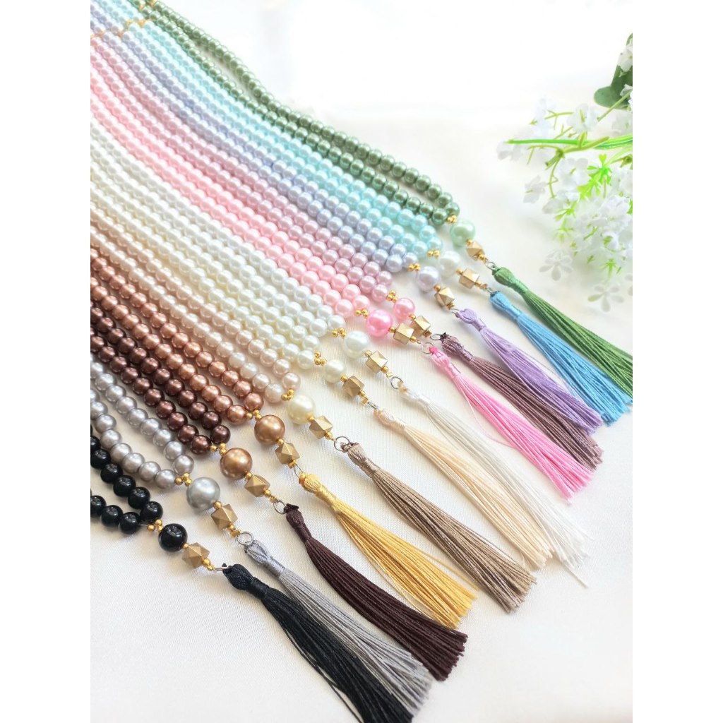 Souvenir Tasbih 99 Butir Model Terbaru Tasbih Mutiara 99 Butir Cantik Souvenir Pernikahan Tasbih