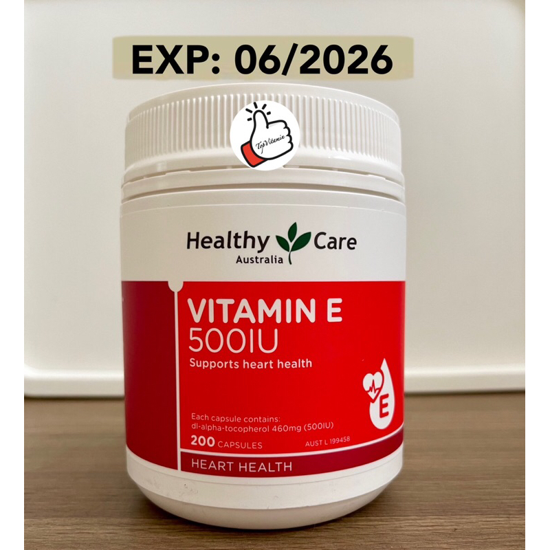 Healthy Care Vitamin E 500iu 200 capsules kapsul