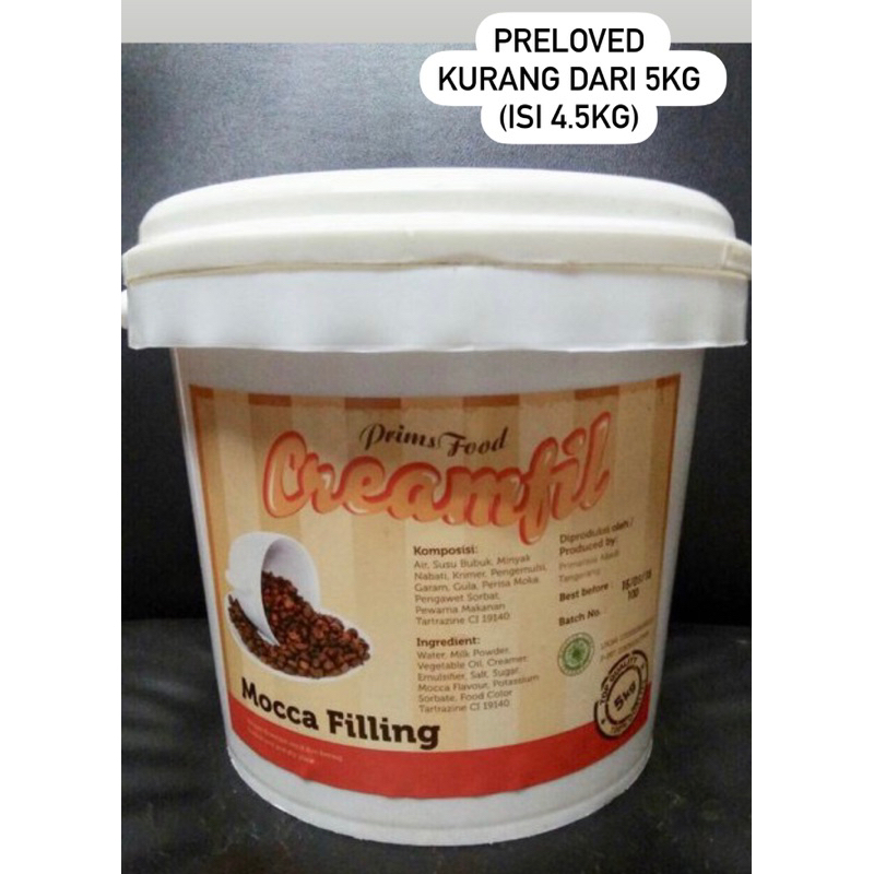 

Selai Creamfil Isian Roti 5kg - Primsfood Filling Vla Mocca