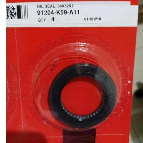 SEAL GARDAN/RODA BELAKANG VARIO 125/VARIO 150 91204-K59-A11