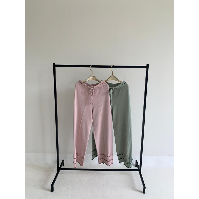 Knit Pants Celana Panjang Kulot Rajut Missoni Duma Premium Quality Nagita