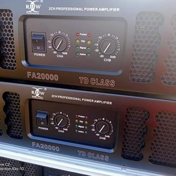 Power Amplifier RDW FA20000 / FA 20000 Class TD - 2 channel Original Rdw
