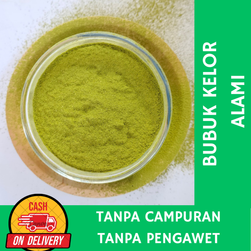 

100% ORIGINAL BUBUK DAUN KELOR ALAMI OBAT GATAL HERBAL ALAMI