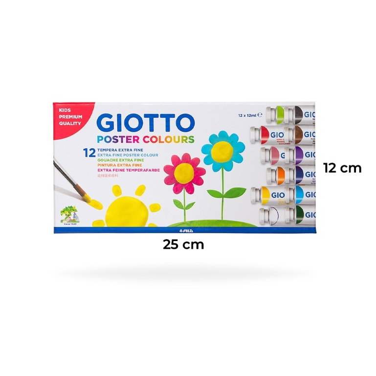 

GIOTTO POSTER PAINT 12C BANTEX 358000