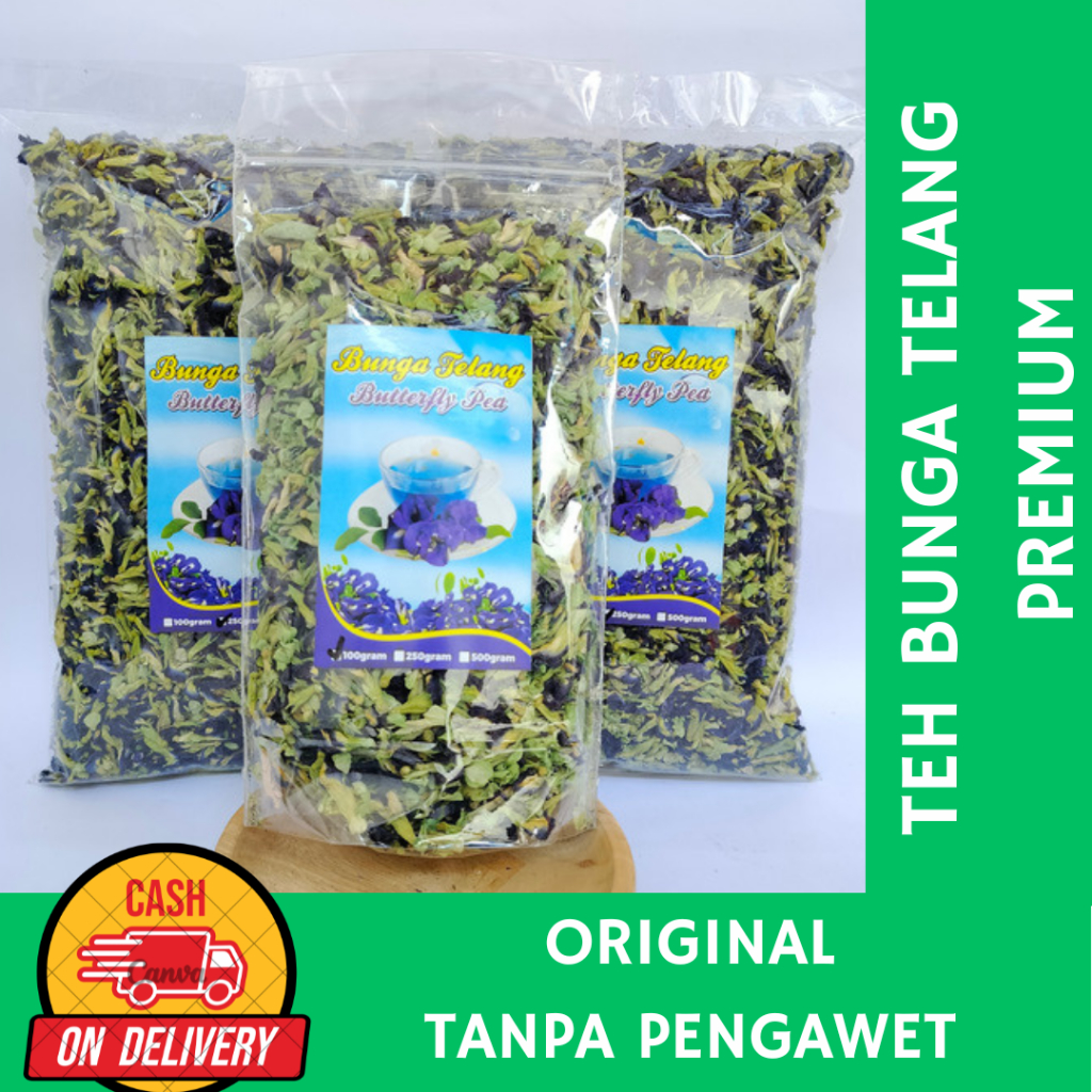 

BUTTERFLY PEA ORGANIK TANPA BAHAN CAMPURAN