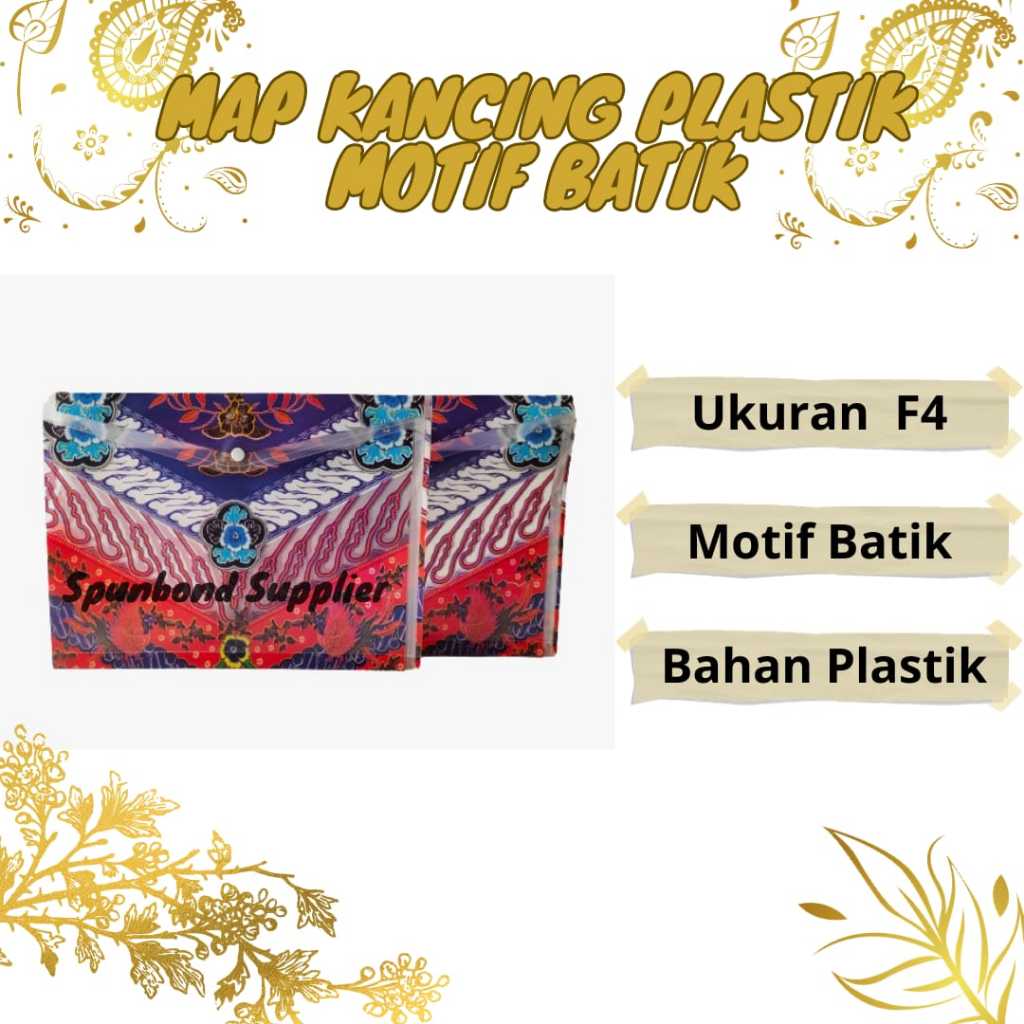 

Map Kancing Batik /f4 /map kancing punggung grosir murah