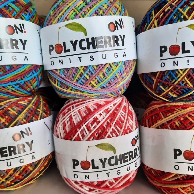 Benang Rajut Polycherry Ombre/Sembur