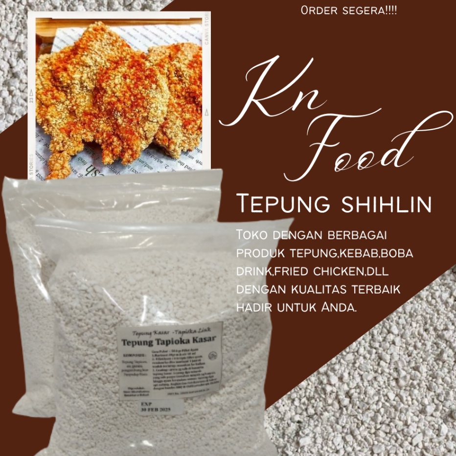 

Seller Tepung kasar / Tepung taiwan crispy chicken shihlin - 1kg ➢❈