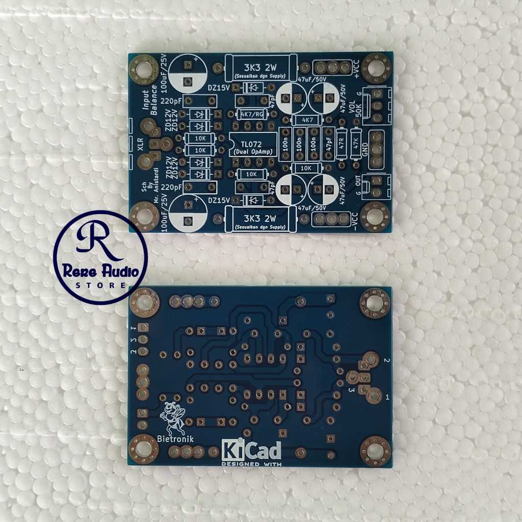 PCB Input Balance Mono Double Layer FR4 Fiber