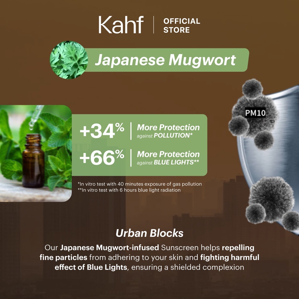 Kahf Triple+ Protection Sunscreen Moisturizer SPF 30 PA+++ 30 ml - Perawatan Wajah Sunscreen Cream Pria | Kahf Invisible Matte Sunscreen Stick SPF 50 PA++++ 22 g - Perawatan Wajah Sunscreen Stick Matte Pria