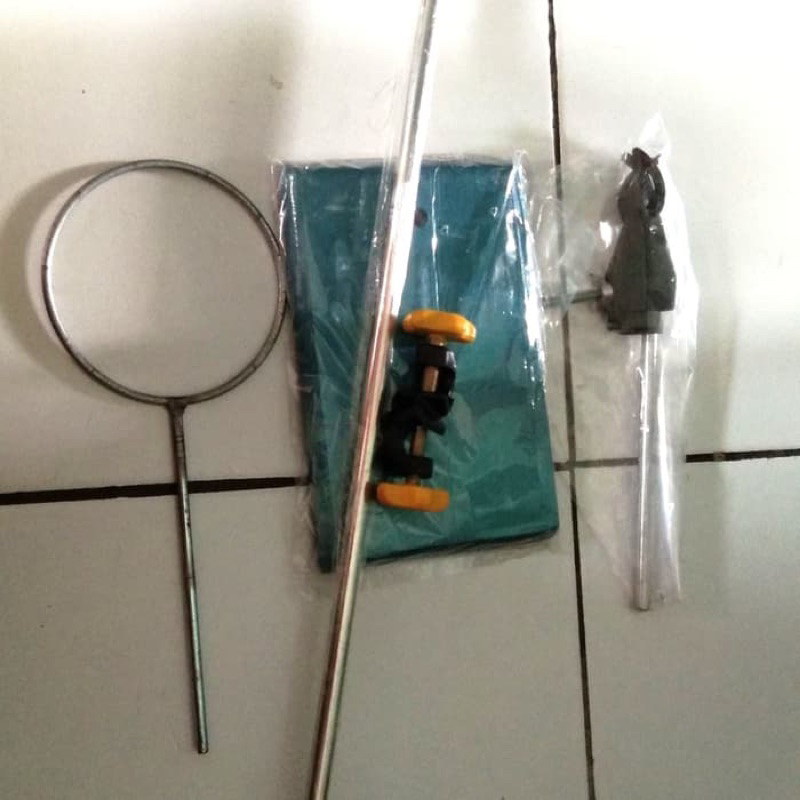 STATIF ALAS DAN TIANG | KLEM BOSHEAD | KLEM UNIVESAL | KLEM BURET DOUBLE | KLEM BURET SINGLE < singg