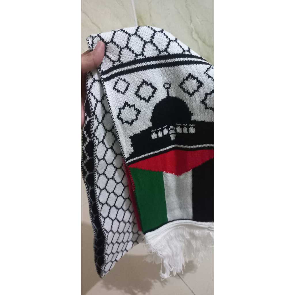 Syal Rajut Palestina / Syal Rajut komputer / Syal Palestine