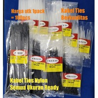 

Kabel Ties Hitam atau Putih Nylon Uk.50cm