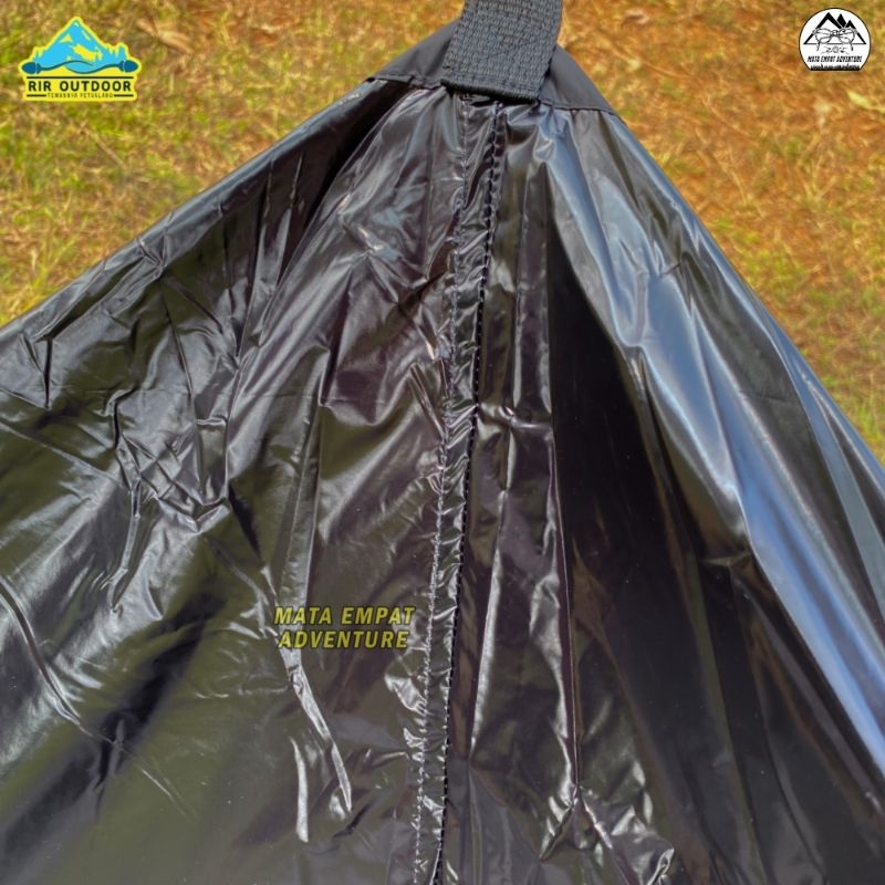 Flysheet 3x3 3x4 Meter 4x6 Meter Waterproof Nylon 20D PU 10000mm / Flysheet Bushcraft Penutup Atap Tenda / Flysheet Bivak Camping Anti Bocor