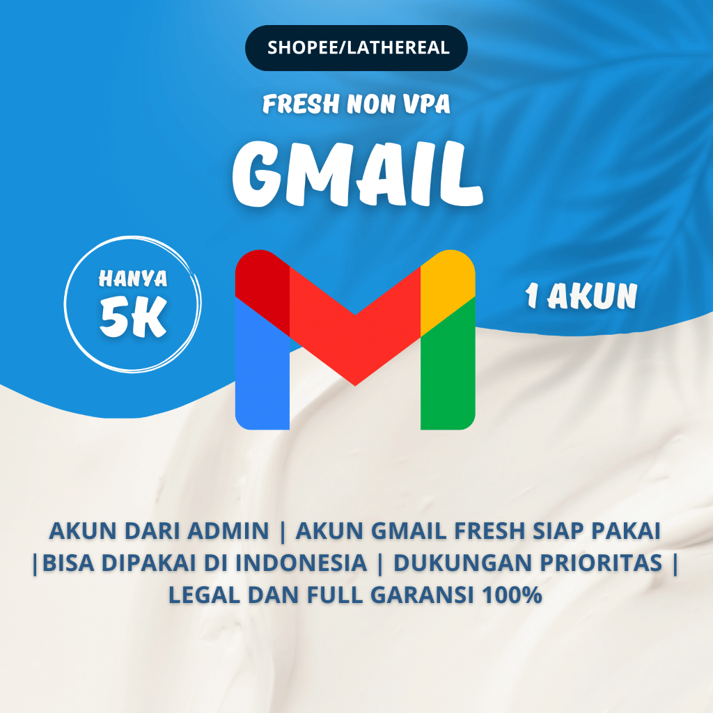 GMAIL FRESH NON PVA FULL GARANSI