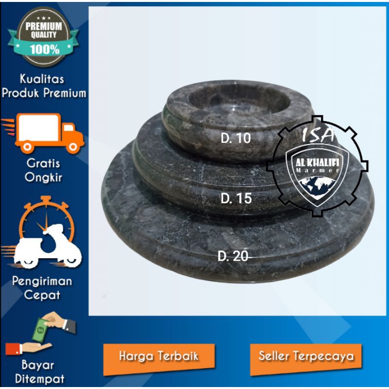 ASBAK BATU MARMER HITAM GREY (D.10) MURAH/ASBAK UNIK/ASBAK MARMER ESTETIK
