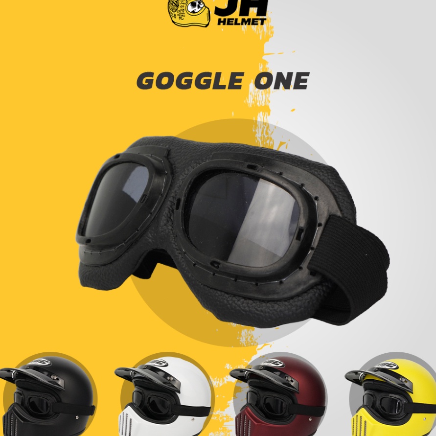 Paling Laku Kacamata Goggle One Helm Cakil HBC |  Helm Bogo | Helm Retro | Google | Jual Helm.