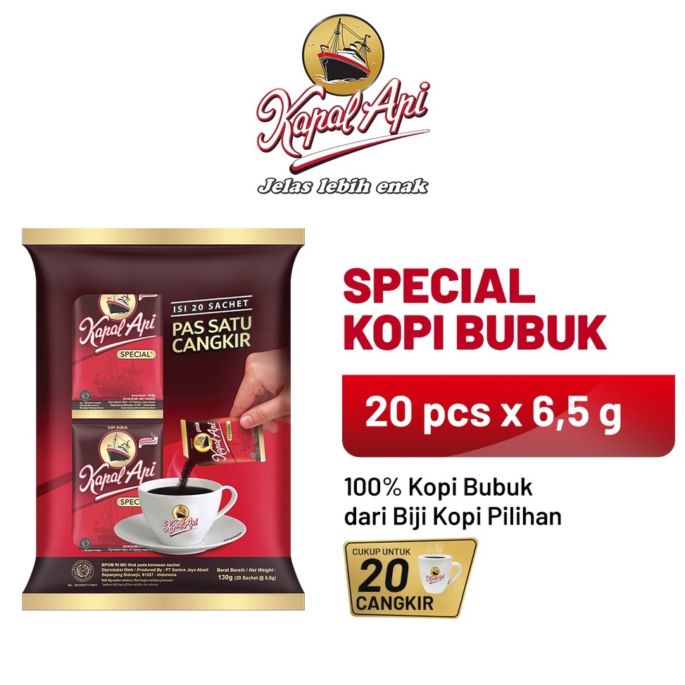 

KAPAL API Special Merah 1 Bag (20 x 6 gr)