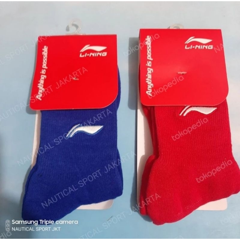 KAOS KAKI BADMINTON LINING AWLD179 ORIGINAL.