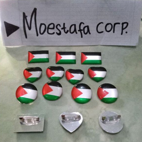 Pin Bendera Palestina