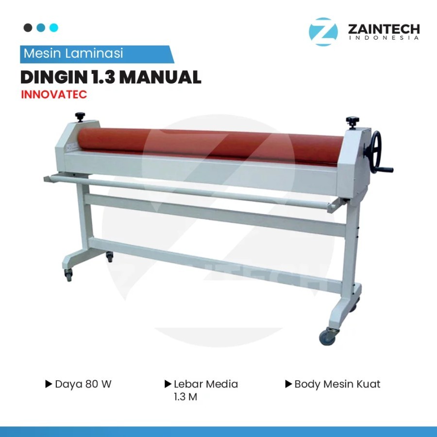 Mesin Laminasi Dingin INNOVATEC 1,3 M Manual | Laminasi Roll