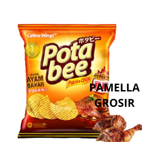 

POTABEE SNACK KENTANG AYAM BAKAR NETTO 68 GR SNACK makanan ringan jajanan cemilan camilan pedas asin gurih manis murah