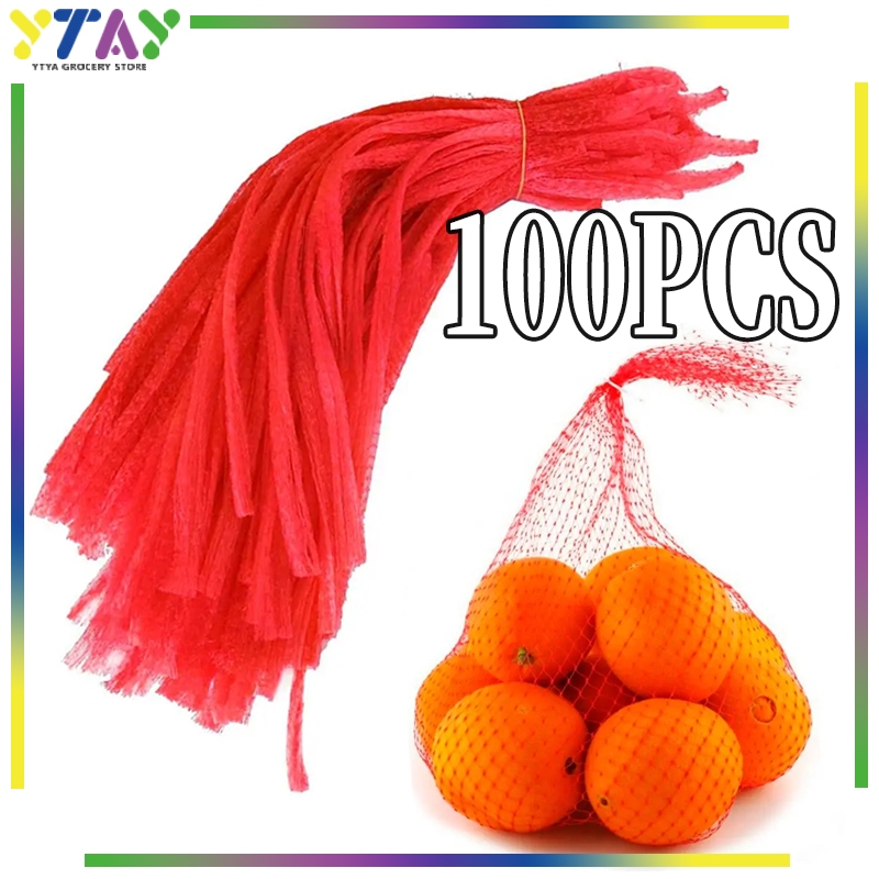 【100 Pcs】Gantungan Jaring Buah Sayur/ Jaring Buah Roll Kecil/Hanger Polynet/Gantungan Jaring Rajut/J