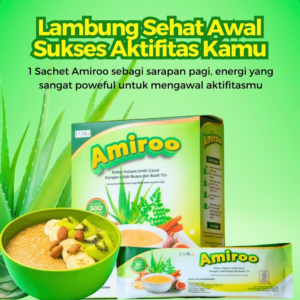 

Amiroo Arrowroot Instan Poridge With Aloevera and Figs