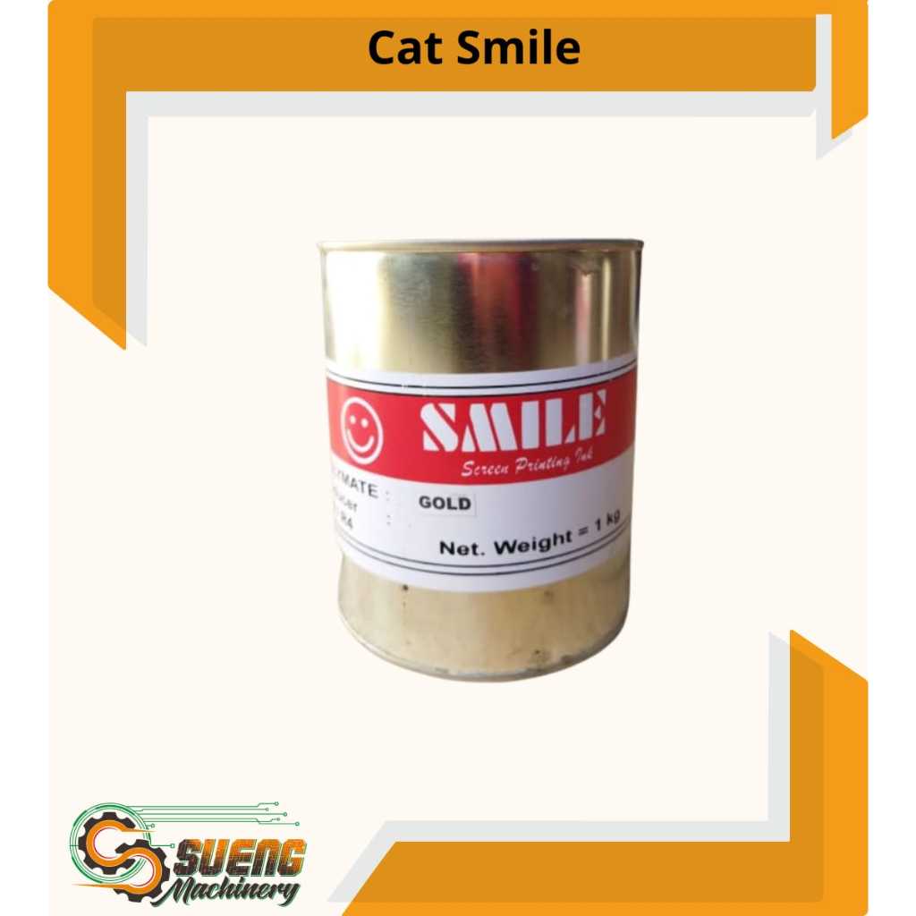 [GOLD] Tinta/Cat Sablon Plastik SMILE POLYMATE