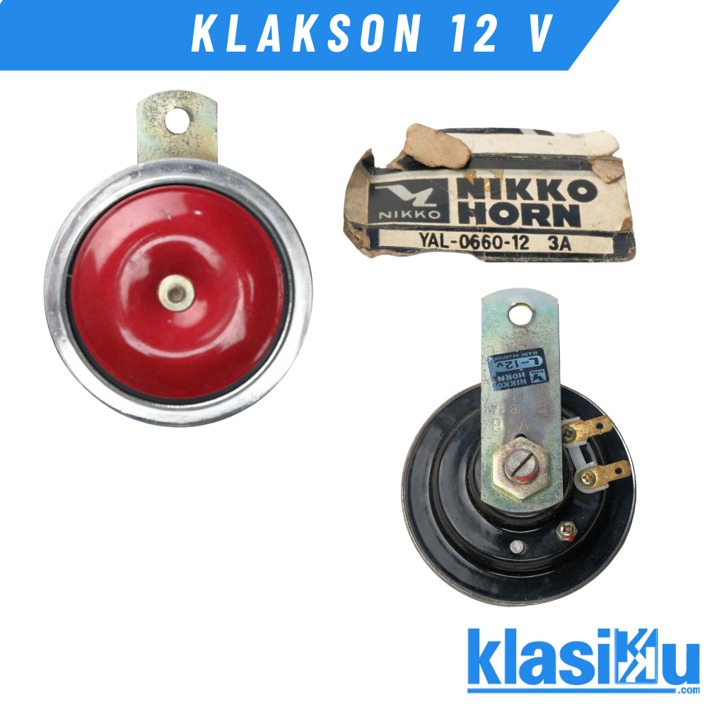 Klakson Kelekson Nikko Horn L-12V Made In Japan