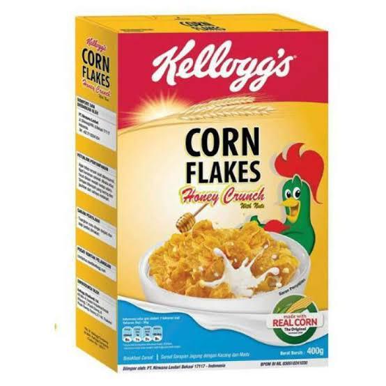 

KELLOG HONEY CRUNCH CORN FLAKES 360 GRAM / KELLOGG'S CEREAL