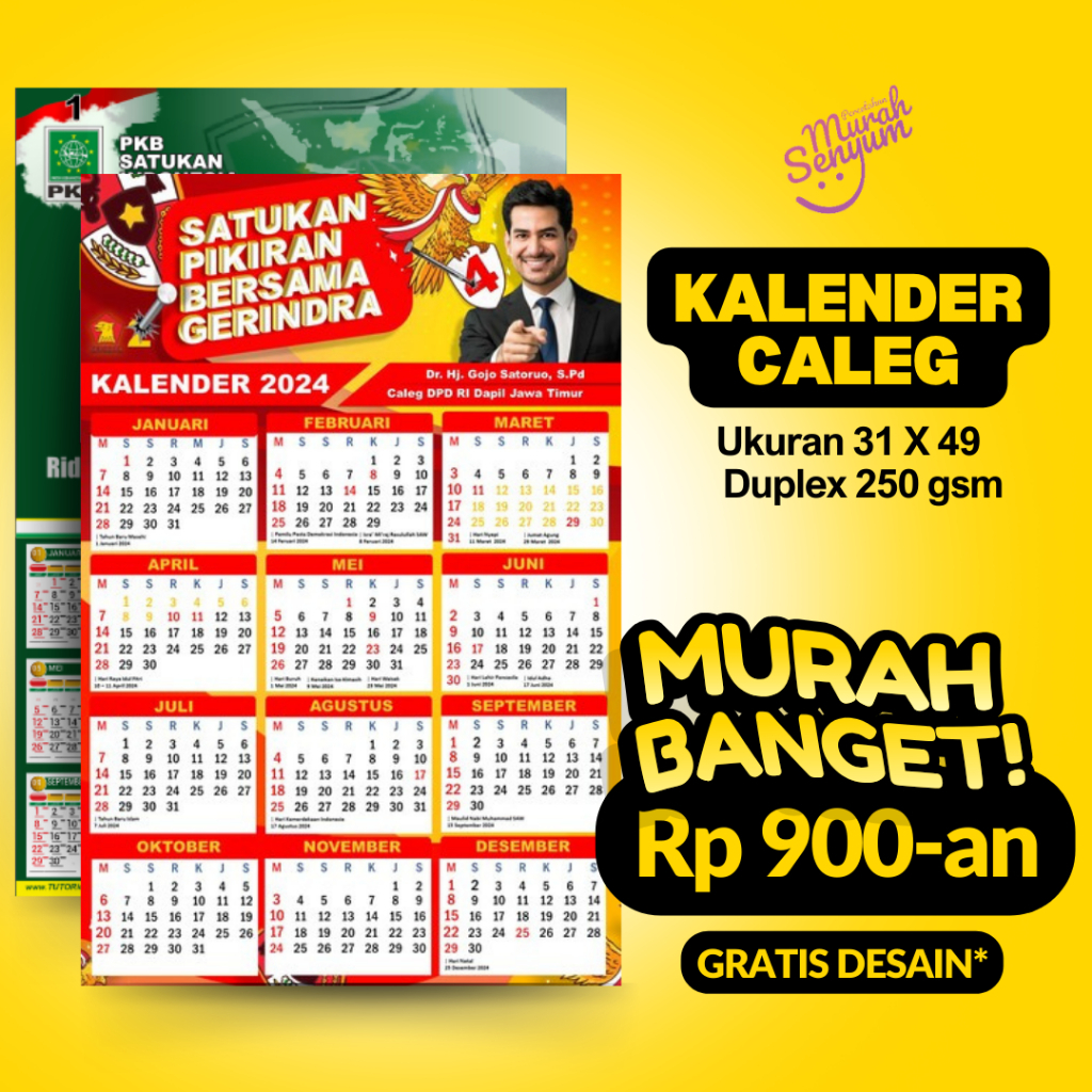 

KALENDER CALEG 2024 31x49cm 500PCS