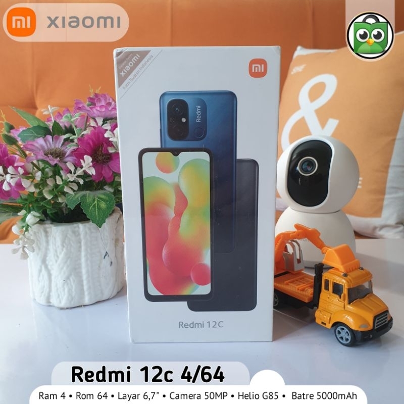 Redmi 12c 4/64 No Repack Garansi Resmi