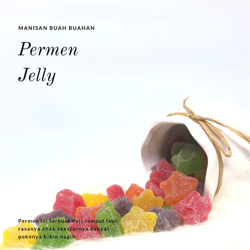 

MANISAN JELLY/MANISAN BUAH PERMEN JELLY 250 gr