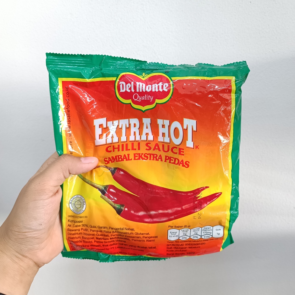 

DEL MONTE SAMBAL SACHET 8G/ DEL MONTE EXTRA HOT SACHET 8G/ DEL MONTE SAUS EXTRA HOT SACHET 8G