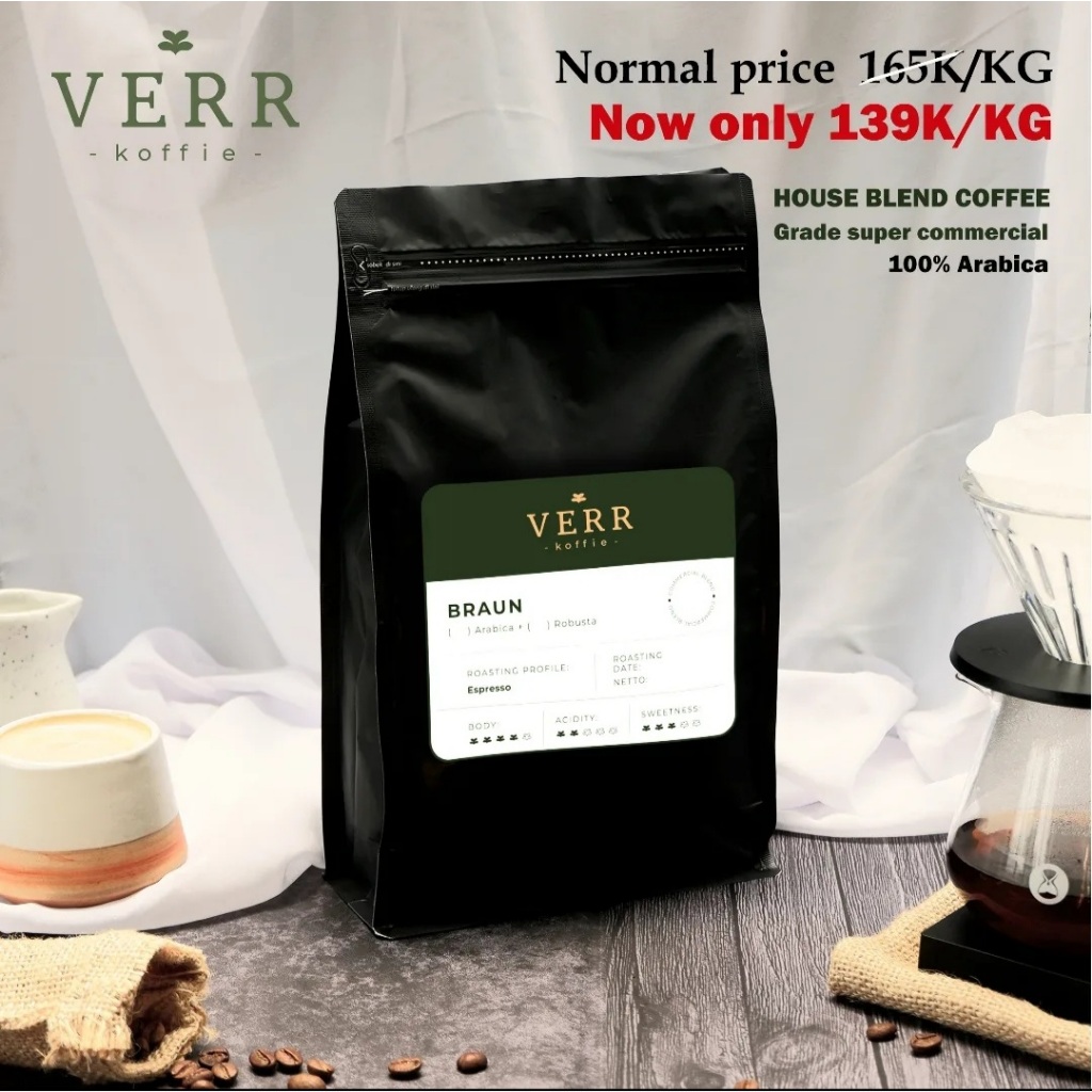 

BRAUN - ESPRESSO BASED BLEND FULL ARABICA - 1KG