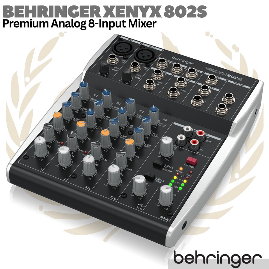 Mixer audio Behringer tipe XENYX 802s - ORIGINAL GARANSI RESMI