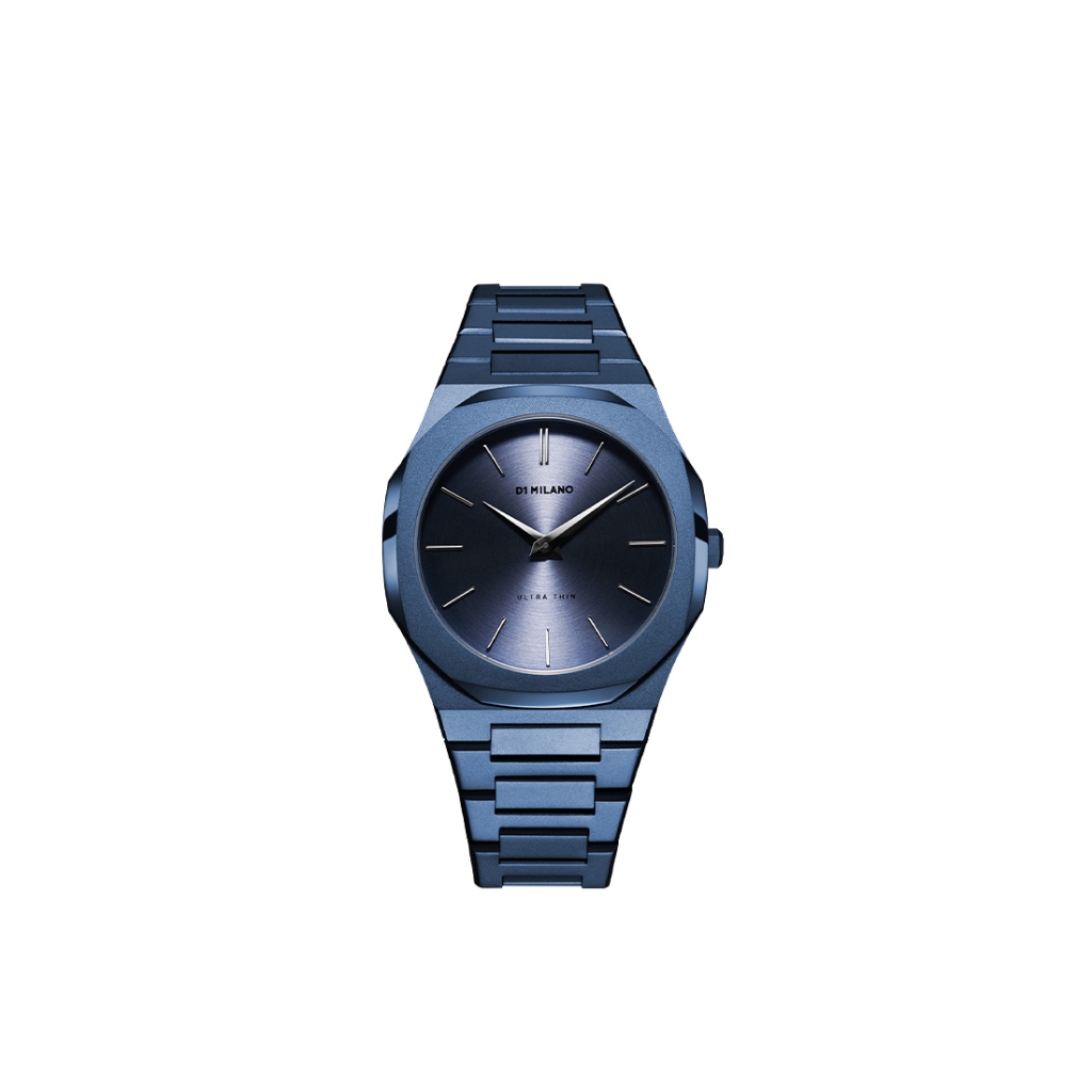 Jam Tangan D1 Milano Ultra Thin Bracelet 40 Mm - Monochrome Blue D1-UTBJ21