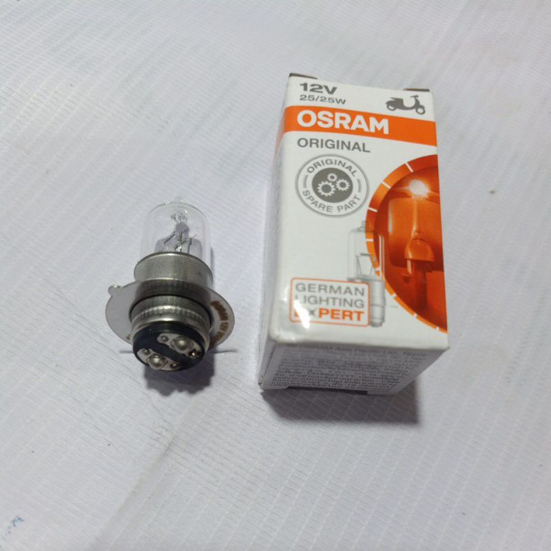 Bohlam Dop Lampu Halogen motor OSRAM 25W 25W 12v Original OSRAM