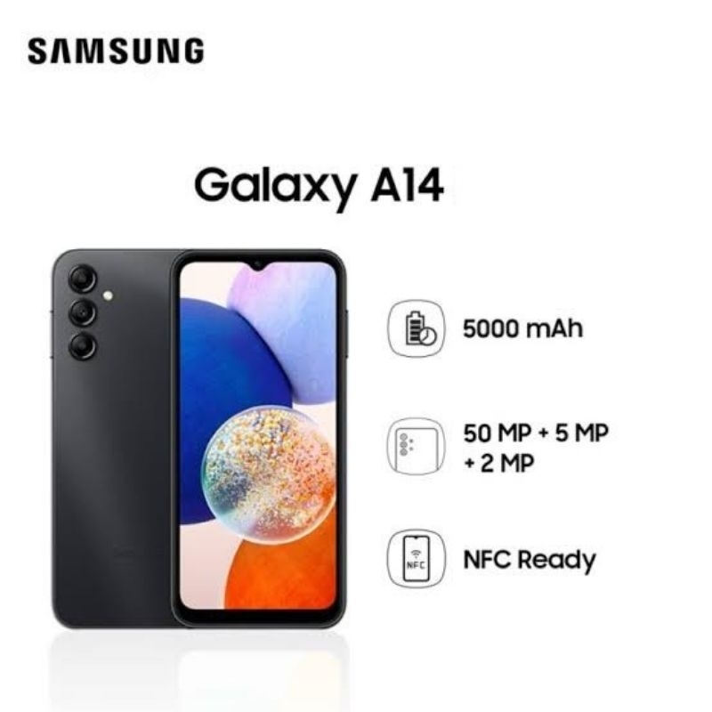 SAMSUNG Galaxy A14 Ram 4/128GB Garansi Resmi