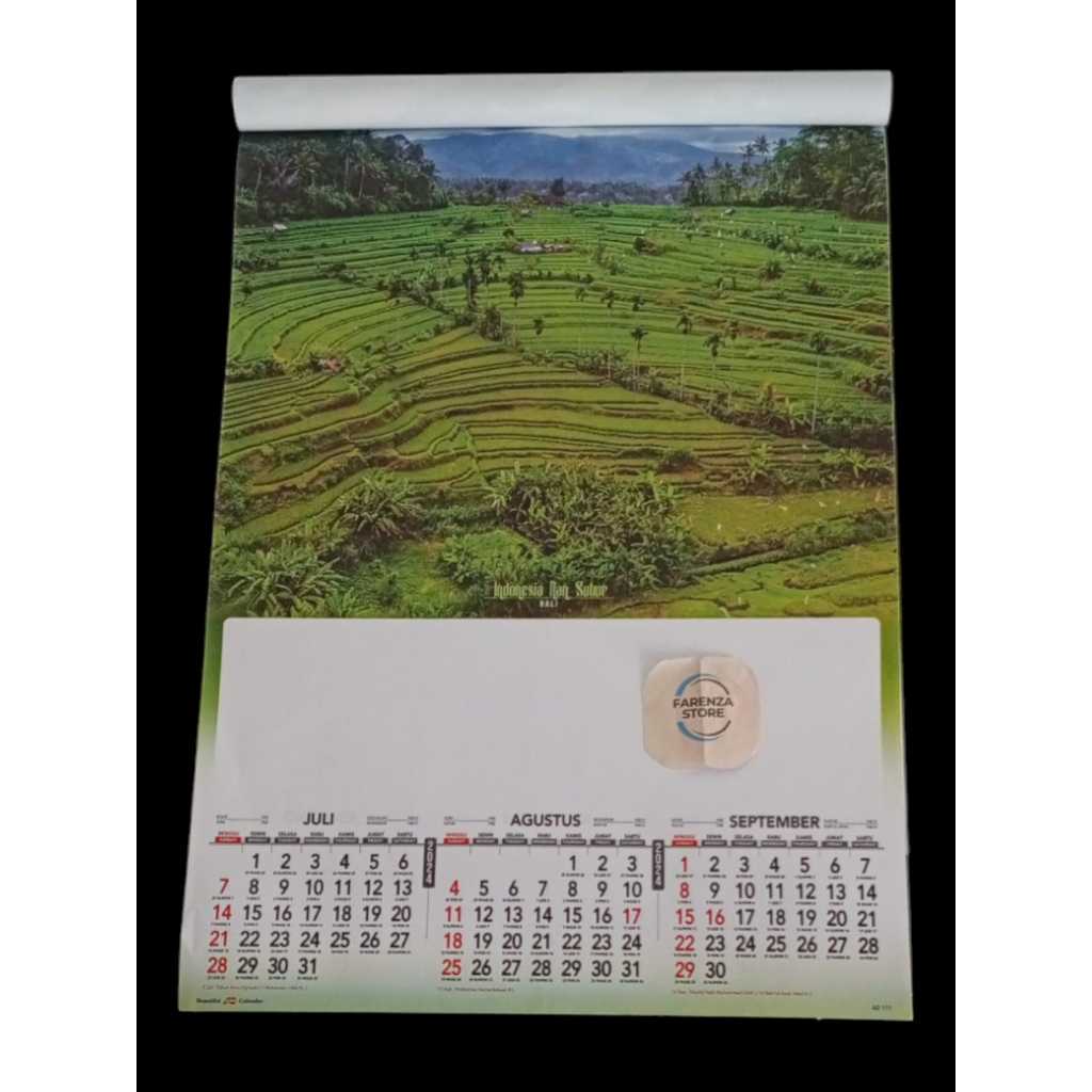 

Kalender Dinding Triwulan Tahun 2024 Motif Indonesia Nan Subur AO 111