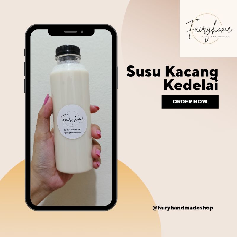 

Susu Kedelai / Sari Kacang Hijau Murni Asli / Apple Tea / Peach Tea / Lemon Tea / Lychee Tea