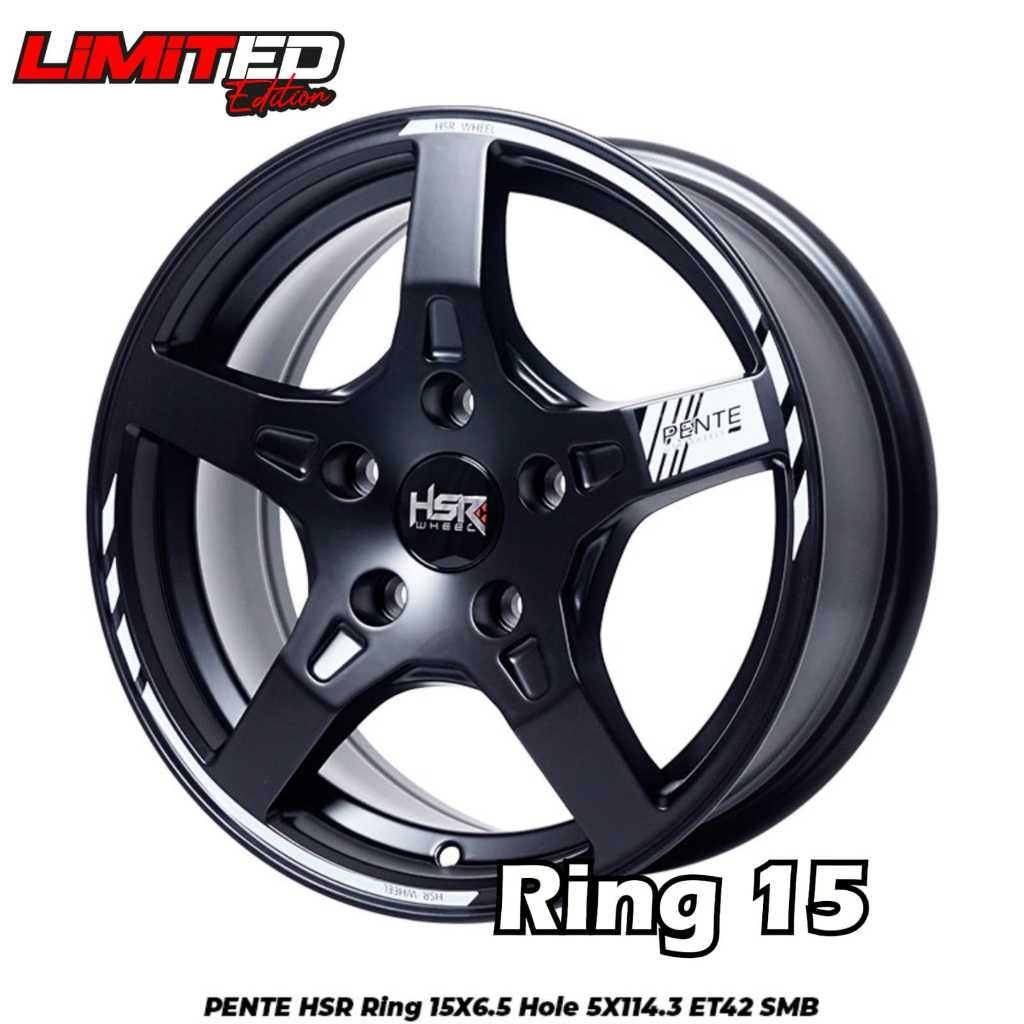 Velg ring 15 mobil Luxio HSR PENTE R15 Velg mobil Ertiga,L300,Grandmax,Innova