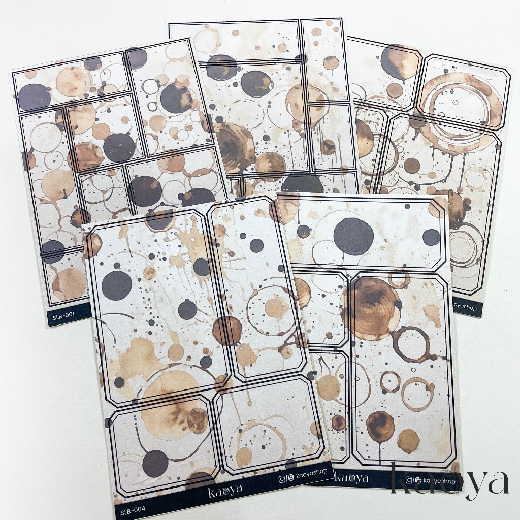 

Stiker Label: Coffee Stain Stiker Label dengan Noda Kopi Dekorasi Jurnal Journal Journaling Bujo Scrapbooking