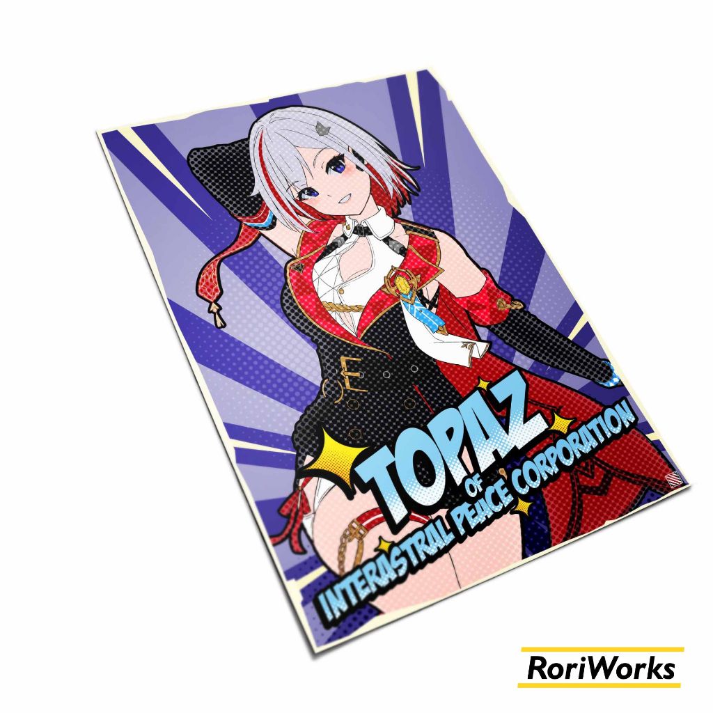 Poster Anime - Topaz | Honkai Star Rail | Retro Pop Art