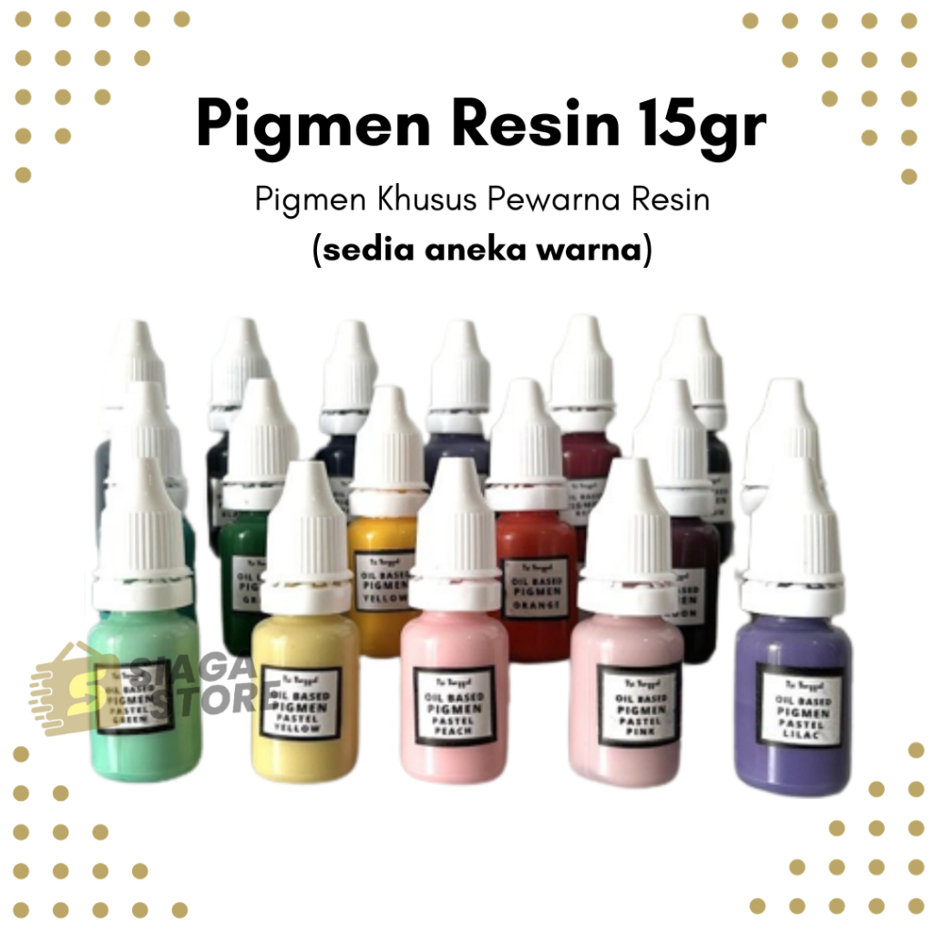 

Pigmen Resin Cat Warna Warni Pewarna Cat Minyak