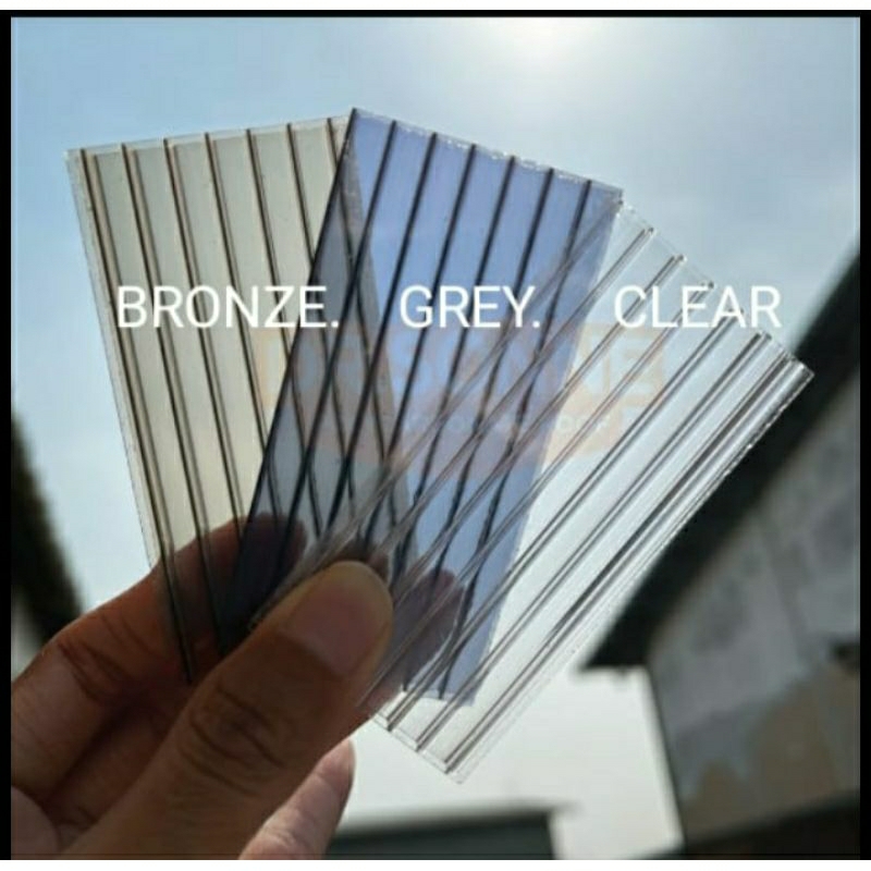 Atap polycarbonate twinlite dr Sonne 6mm/rol